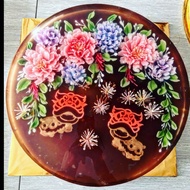 Jelly 3D tool- Peony design -5pcs/set