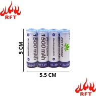 REDFIRE TOYS Baterai cas AA NI-MH NI-CD PHYTONA 1500mAH 1.2VOLT RECHARGEABLE BATTERY SNI