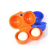 Limited Stock Sale Event 2PCS x Hot Carry 2 Eggs Container Holder Storage Box Case Folding Portable 