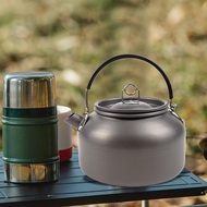 Lovely Homes Camping Water Kettle for Open Fire 0.8L Portable Pot Teapot Kettle for Fishing Travel Mountaineering Cooking Backpacking