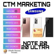 [READY STOCK] ORIGINAL SAMSUNG NOTE 20 ULTRA IMPORTED USED SET  95% ABOVE CONDITION