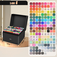 Mizoo ปากกามาร์คเกอร์อะคริลิค 2 หัว 30/60/80/100/120/168สี Acrylic Marker Pen ปากกาเมจิก ปากกาวาดภาพ