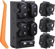 Master Window Switch & 3 Pcs Passenger Window Switches for Ford F150 2004-2008, Expedition 2003-2006