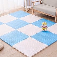 Stylish Joint Mat Rug 60 x 60 x 2 x 9 Mat Tile Carpet Puzzle Mat (Color 18 30 x 30 x 2.5 x 16)