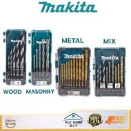 Makita Straight Shank Wood~Masonry~Metal Drill Bit Set (High Quality)
