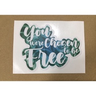Bible Verse Sticker Decals