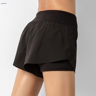 Ai Mai กางเกงกางเกงขาสั้นโยคะผู้หญิงมียางยืดขอบกางเกงสกินกางเกงที่เป็นมิตรสำหรับชุดฝึกออกกำลังกาย