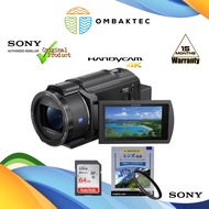 Sony FDR-AX43 + 64GB + Protection Filter - 4K Handycam With EXMOR R CMOS SENSOR Built-In Optical Ima