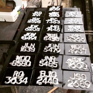 NO PLATE MOTOR TIMAH LELEH（RIBET）
