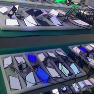 Lampu LED Pengiklanan Kereta Skrin Mata LED, Beg galas Bluetooth Sejuk Bergaya Beg galas LED Iron Ma