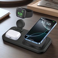 3-In-1 Charging Station Compatible With IPhone: Wireless Charger Compatible With IPhone 16e 16 15 14