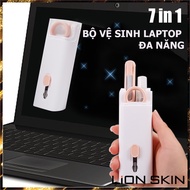 [With Solution Included] 7 in 1 Multifunction Laptop - Computer - Keyboard - Airpod Multi-Purpose Cleaning Kit Handy