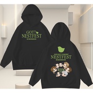 GOT7 logo graphic print long sleeve hoodie M-3XL