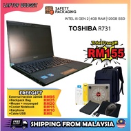 100% ORIGINAL LAPTOP LAPTOP TOSHIBA R731 INTEL I5