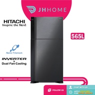 Hitachi Inverter 2 Door Stylish Refrigerator (565 L) R-V660P7M-1 Bbk