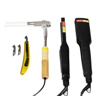 Acrylic Letter Bender Portable Acrylic Hot Bending Machine Sign-making Tool 1 Pair+Hook Knife+12cm T