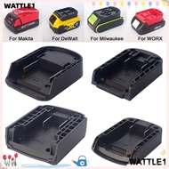 WTTLE DIY Adapter, Durable ABS Battery Connector, Portable Holder Base for Makita/DeWalt/WORX/Milwau