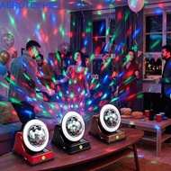 AEROTECHE Disco Ball Light, RGB Colorful Magic Ball Light, RGB Rotating Waterproof Solar Powered DJ 