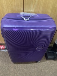 American Tourister 紫色行李箱 26吋可擴張