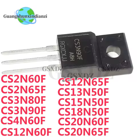 10PCS CS2N60F TO-220F CS12N60F CS12N65F CS13N50F CS15N50F CS18N50F CS2N65F CS20N65F CS20N60F CS3N80F
