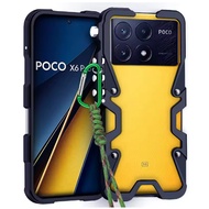 เคสกันกระแทกกันชนทำจากโลหะอลูมิเนียมดูหรูหราสำหรับ Xiaomi Mi Poco X6 Pro Neo X5 Pro M6 Pro F5 F6 Pro