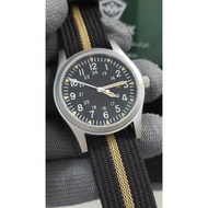 37MM Pilot Field Watch I 24Hrs Marker I Seiko VH31 Hybrid Movement I Sapphire Crystal I Luminous I S