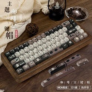 Walnut Shell Mechanical Keyboard 67-Key Single Mode Wired Customized DIY Axis Body Hot Plug Wood Kit