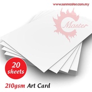 A4 210gsm Art Card (20pcs)