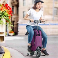 Smart Rideable Suitcase,Luggage Folding Electric Car Portable Suitcase Electric Bicycle On The High-