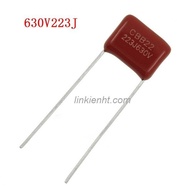 Bag of 10 RED CAPACITOR CBB22 CBB 223J 630V 223 22NF