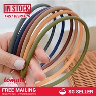 [SG Seller] Korean Style Matte Plain Minimalist Hair Head Band