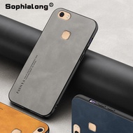 Concise Hard Leather Phone Casing VIVO V7 Plus + V7+ Z10 32GB Shock Proof Back Cover