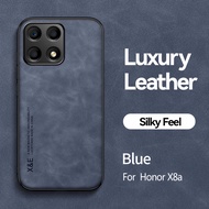 Đối với Honor x8a 4G trường hợp chống sốc giữ đỡ điện thoại nam châm trên xe hơi da Ốp điện thoại ch