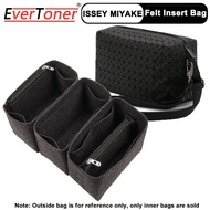 EverToner Fits for ISSEY MIYAKE Saddle Bag Felt Insert Bags Organizer Makeup Handbag Organize Portable Cosmetic Base Shape