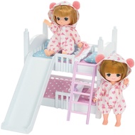 [From-Japan:] Licca-chan LF-10 Miki-chan & Maki-chan 2-tier bed