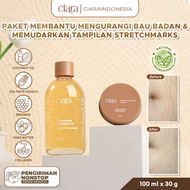 Ciara Stretchmarks Treatment Oil X Natural Deodorant 30Gr Best in Indonesia No. 1 effective stretchm