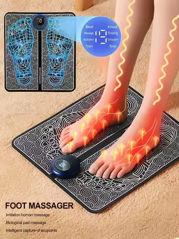 2026 Ems Massager Kit, Foot Massager Pad, Body Massager Patch For Whole Body Rechargeable