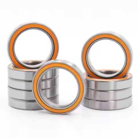 10PC 6702RS Bearing ABEC-3 15*21*4 mm Thin Section 6702-2RS Ball Bearings 61702 RS 6702 2RS With Ora