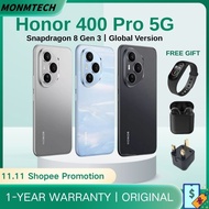 [Global Version] Honor 400 Pro 5G 24(12+12)GB+512GB Smartphone Next-Gen AI Imaging | Flagship-level 