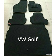 N Vw Golf Car Mat Full Trunk 2 Layers Material