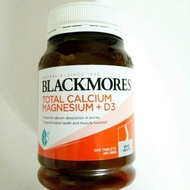 [現貨](新版)Blackmores Total Calcium Magnesium + D3 鈣+鎂+D3 (200粒)