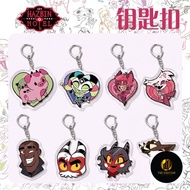 Hazbin Hotel Acrylic Keychain Same Style Peripheral Pendant Hazbin Double-Sided Hanger Hotel Anime P