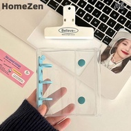 HomeZen Transparent Binder Photo Album Kpop Photocard Holder Idol Card Collect Book Binder Photocard