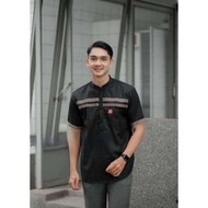 Kurta Jeans Pria Dewasa Koko Jeans Koko Denim Baju Koko Kurta Lengan Pendek Terbaru