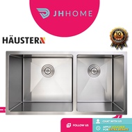 Haustern Platz Series Double Bowl Stainless Steel Sink | Handcrafted Sink | HT-PLATZ-881-H