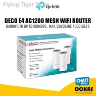 ❒TP-Link Deco E4 AC1200 Mesh WiFi Router Whole Home Wi-Fi System TP Link Wireless Range Extender