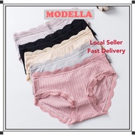 Women Panties Lace Panties Middle Waist Underwear  Panties Wanita Seluar Dalam Wanita 棉内裤 Cotton Pan