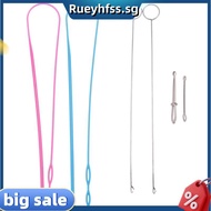 6 Pieces Sewing Loop Kit, Loop Turner Hook Flexible Drawstring Threader Metal Tweezers Long Loop Tur