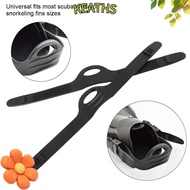 KEATHS Flippers Fin Strap, Adjustable Elastic Swimming Fin Strap, Durable Rubber Fin Flippers Strap