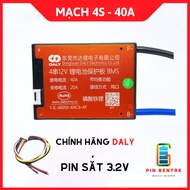 Mạch BMS 12V 4S - 40A Sạc Và Bảo Vệ Pin Sắt Hàng Chính Hãng Daly